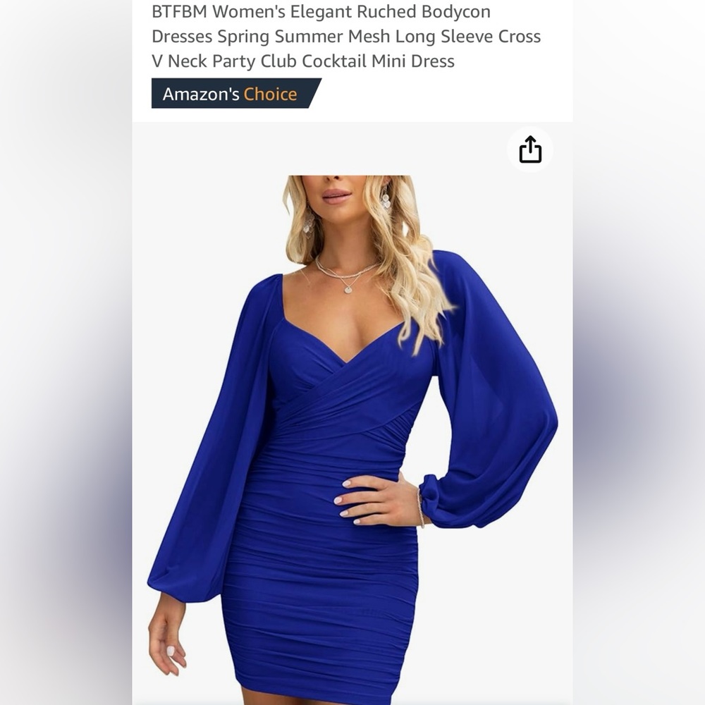 Ruched dress